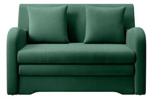 Divano verde allungabile e rivestimento in velluto 130 cm Ario – ELTAP