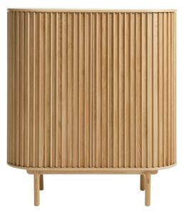 Mobile in rovere decorato in colore naturale 110x125 cm Carno - Unique Furniture