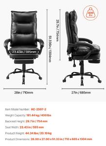 Sedia da ufficio - Sedia per ufficio - Sedia da gaming - Sedia da lavoro - Sedia da direttore - Design ergonomico