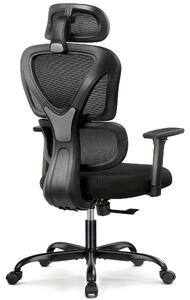Sedia ergonomica da ufficio - Sedia da ufficio - Sedia per ufficio - Sedia per computer - Sedia da gaming - Poggiatesta regolabile