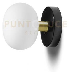 Mose lampada da parete o soffitto struttura nera particolari bronzo