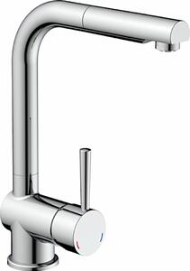 Miscelatore monocomando NABER DRIVE 2 in CROMO con bocca estraibile/rubinetto