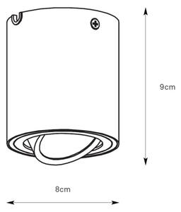 Markslöjd 109020 - Faretto dimmerabile a LED DIRETTO LED/5W/230V bianco