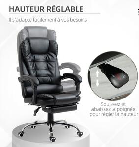 Sedia da ufficio - Sedia da lavoro - Sedia per ufficio - Sedia per manager - Sedia girevole - Elevato comfort - Funzione di inclinazione - Ruote in poliuretano