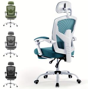 Sedia ergonomica da ufficio - Sedia da ufficio - Sedia da gaming - Sedia da lavoro - Sedia da scrivania - Supporto lombare regolabile