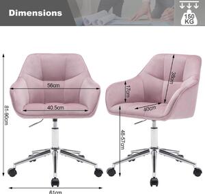 Sedia da ufficio - rosa - sedie da ufficio per adulti - sedie da ufficio - sedia - sedia da ufficio ergonomica