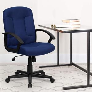 Sedia da ufficio - Sedia per ufficio - Sedia da lavoro - Sedia polverosa - Poltrona da ufficio - Blu navy