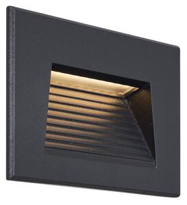 Lampada da Parete da Incasso Moderna Nera 11,5 cm incl. LED IP65 - Trem