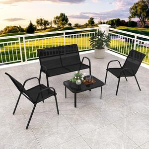 Set da salotto - Set da giardino - Arredamento da esterno - Arredamento per il giardino - Poltrona da relax - Rivestimento confortevole