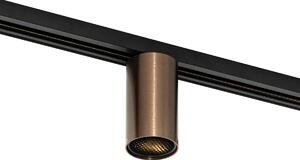 Faretto moderno bronzo scuro per sistema a binario monofase GU10 35mm - Iconic Ruby Honey