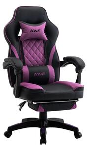 Sedia da gaming - Sedia per videogiochi - Sedia da ufficio - Sedia ergonomica - Sedia da lavoro - Poggiatesta regolabile - Materiale traspirante
