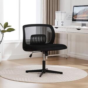 Sedia da ufficio senza braccioli - Sedia ergonomica - Sedia per computer - Sedia da lavoro - Sedia reclinabile