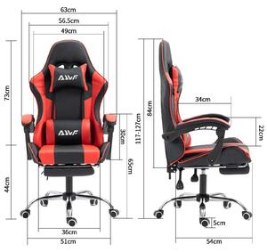 Sedia da gaming - Sedia ergonomica - Sedia da ufficio - Sedia per ufficio - Sedia da gaming - Schienale regolabile