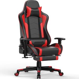 Sedia da gaming - Sedia per videogiochi - Sedia da ufficio - Sedia da corsa - Sedia da gaming - Altoparlanti Bluetooth