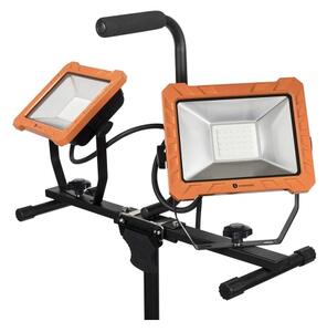 Proiettore LED con stativo 2xLED/30W/230V 4000K IP65 arancione/nero