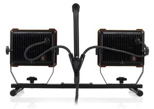 Proiettore LED con stativo 2xLED/30W/230V 4000K IP65 arancione/nero