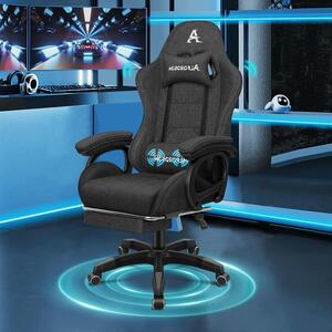 Sedia da gaming - Sedia da ufficio - Sedia per videogiochi - Sedia girevole - Sedia da lavoro - Design ergonomico - Supporto lombare con funzione massaggio