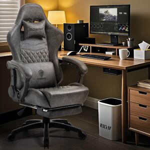Sedia ergonomica da gaming - Sedia da ufficio - Sedia da gaming - Sedia da gaming nera - Sedia da ufficio - Schienale regolabile