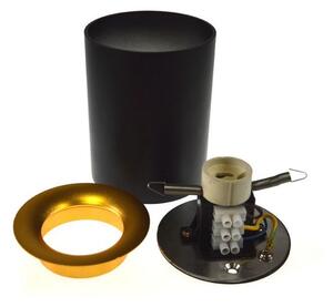 Faretto CYRO 1xGU10/30W/230V nero/dorato