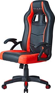 Kuura Gaming sedia da gioco Gamer, nero-rosso