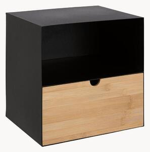 Comodino da parete con cassetto in bambù Joliet