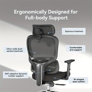 Sedia ergonomica da ufficio - Sedia per ufficio - Sedia da computer - Sedia da lavoro - Sedia da gaming - Altezza regolabile