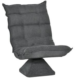 Poltrona reclinabile - Sedia imbottita - Poltrona relax - Sedia da gaming - Schienale regolabile - Rivestimento in microfibra
