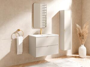 Colonna da bagno sospesa Beige H140 cm - ONDIL