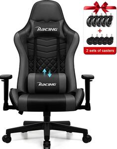 Sedia da gaming - Sedia per giocatori - Sedia da ufficio - Sedia da gioco - Sedia gaming con braccioli - Comfort ergonomico