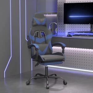 Sedia da gaming - Sedia per videogiochi - Sedia da ufficio - Sedia da corsa - Sedia da lavoro - Schienale regolabile - Rivestimento in ecopelle