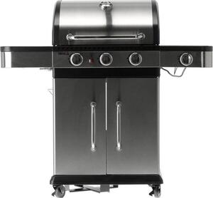 Barbecue a gas – Griglia a gas – Barbecue da esterno – Barbecue per terrazza – BBQ – 3+1 bruciatori – Potenza: 11,2 kW