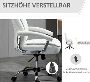 Sedia da ufficio con funzione di inclinazione, design moderno con motivo a rombi