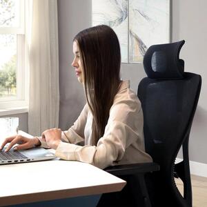 Sedia da ufficio - Sedia ergonomica - Sedia girevole - Sedia per ufficio - Sedia per computer - Tessuto a rete traspirante
