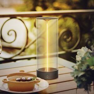 OSRAM Lampada da tavolo a batteria ENDURA STYLE DECOR FILAMENT grigio, IP54 FILAMENT, dimmerabile, Alluminio / Grigio / Zincato, Plastica, Moderno