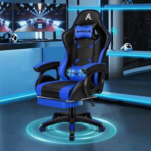 Sedia da gaming - Sedia da ufficio - Sedia per videogiochi - Sedia da lavoro - Sedia ergonomica - Funzione massaggio a 2 punti
