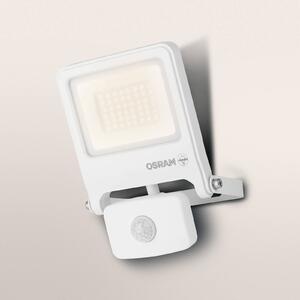 OSRAM Faretto da esterno ENDURA FLOOD, bianco, sensore 30 W 830 IP44 FLOOD, Bianco / Opale, Alluminio