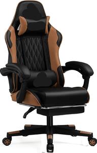 Sedia da gaming - Sedia per videogiochi - Sedia da ufficio - Sedia da gaming - Sedia da corsa - Design ergonomico