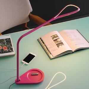 Multifunzionale lampada da tavolo LED Kinx, rosa