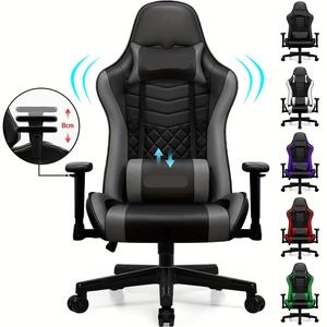 Sedia da gaming ergonomica – Sedia da ufficio – Schienale regolabile in altezza – Braccioli regolabili in 4 direzioni