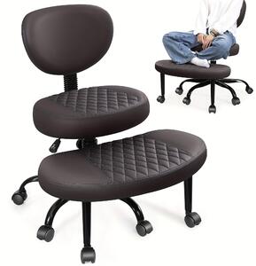 Sedia ergonomica per le ginocchia - Sedia per la meditazione - Sedia da scrivania - Stuoia per lo yoga - Sedia per persone con ADHD - Regolabile in altezza