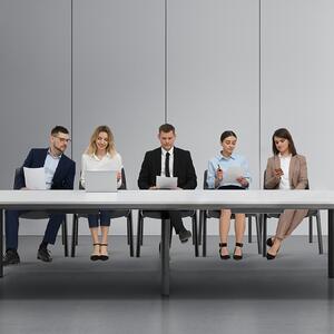 Sedia ergonomica da ufficio - Sedia da ufficio - Sedia per riunioni - Sedia per il lavoro da casa - Sedia da direttore - Rivestita in (PU)