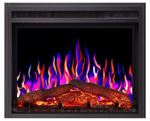 Camino elettrico da parete - 1800W - 61,2 cm - Metallo