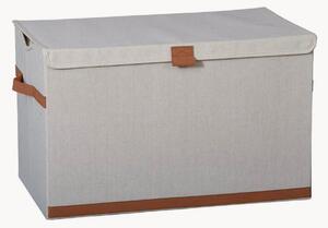 Scatola in lino Premium con coperchio Natur