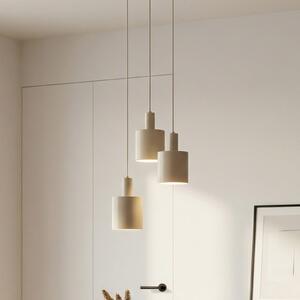 Lampada a sospensione Ovelia Lindby, dimmerabile, Crema / Ambra, Cucina, Metallo, Moderno, Lampada a sospensione