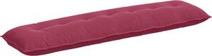 Cuscino per Schiena Rosso Vino 200 x 50 cm Tessuto in Cords