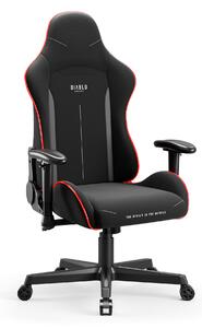 Sedia da gioco LED Diablo X-Starter: nero