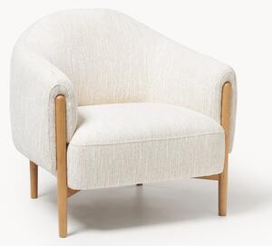 Poltrona con gambe in legno di frassino Theo