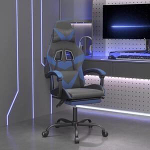 Sedia da gaming - Sedia da ufficio - Sedia per videogiochi - Pouf - Sedia da ufficio - Poggiapiedi regolabile