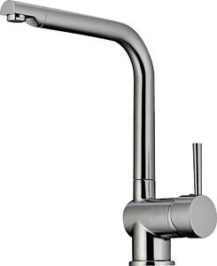 Miscelatore monocomando a bassa pressione NABER DRIVE 1 in acciaio inox con bocca fissa/rubinetto