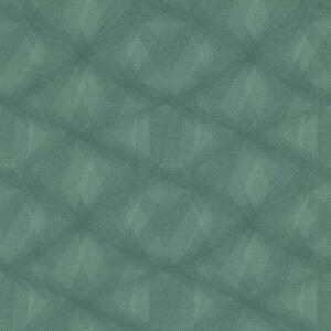 Couleurs & matières Carta da Parati Diamond Lines Verde